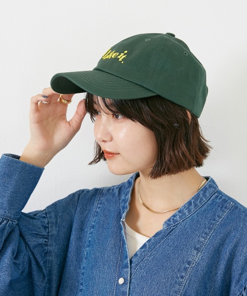 LAVEANGE(ラビアンジェ)の「刺繍ベースボールキャップ(キャップ・レディース・ブラック/ベージュ/ネイビー/グリーン・F)」の11枚目の写真