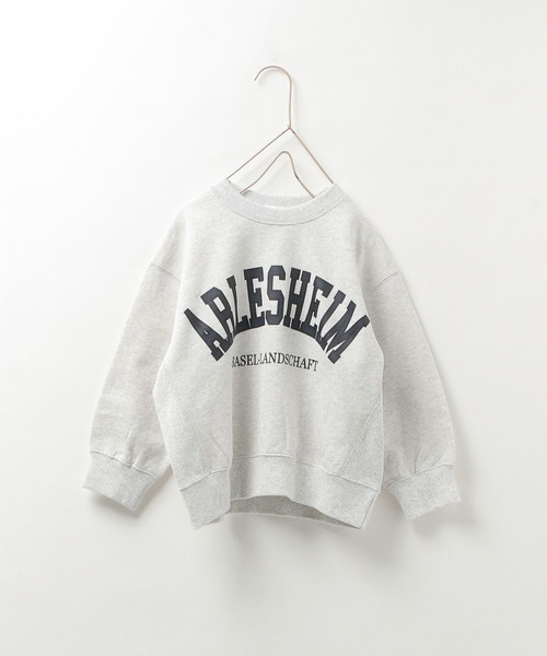 LOWRYS FARM（ローリーズファーム）の「ウラケロゴプルオーバーＬＳ　264176（スウェット・キッズ・グレー/ホワイト/ピンク/ネイビー・140cm/130cm/150cm/110cm/120cm）」の3枚目の写真