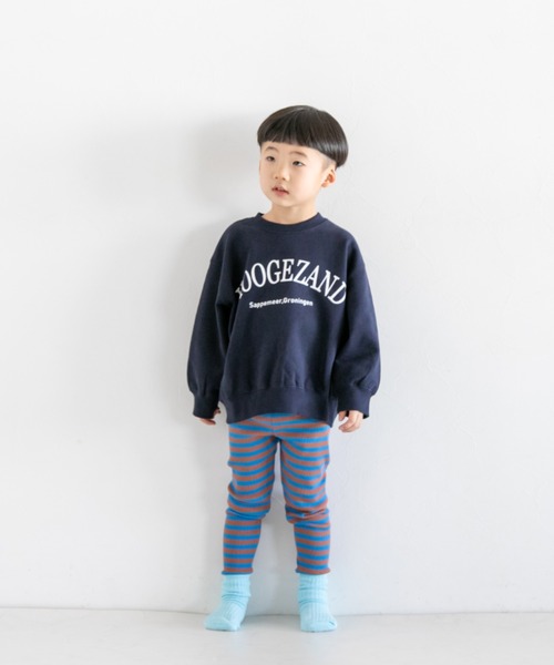 LOWRYS FARM（ローリーズファーム）の「ウラケロゴプルオーバーＬＳ　264176（スウェット・キッズ・グレー/ホワイト/ピンク/ネイビー・140cm/130cm/150cm/110cm/120cm）」の10枚目の写真