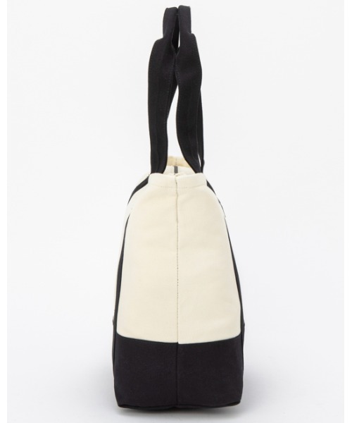 RVCA(ルーカ)の「RVCA レディース CARRY ALL TOTE バッグ【2022年春夏モデル】/ルーカトートバッグ(トートバッグ・レディース・マルチ/ホワイト×ネイビー・FREE)」の4枚目の写真