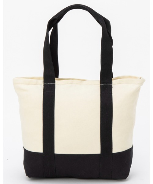 RVCA(ルーカ)の「RVCA レディース CARRY ALL TOTE バッグ【2022年春夏モデル】/ルーカトートバッグ(トートバッグ・レディース・マルチ/ホワイト×ネイビー・FREE)」の5枚目の写真