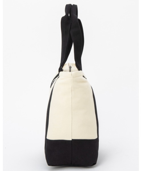 RVCA(ルーカ)の「RVCA レディース CARRY ALL TOTE バッグ【2022年春夏モデル】/ルーカトートバッグ(トートバッグ・レディース・マルチ/ホワイト×ネイビー・FREE)」の6枚目の写真