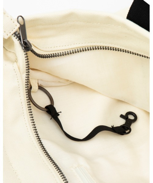 RVCA(ルーカ)の「RVCA レディース CARRY ALL TOTE バッグ【2022年春夏モデル】/ルーカトートバッグ(トートバッグ・レディース・マルチ/ホワイト×ネイビー・FREE)」の9枚目の写真