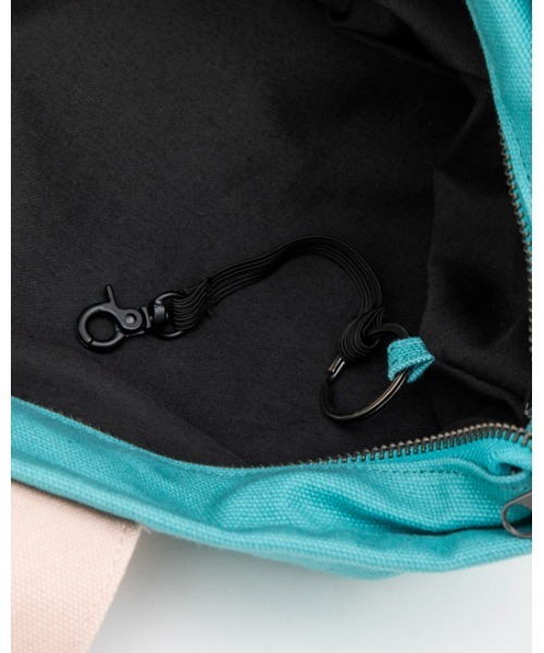 RVCA(ルーカ)の「RVCA レディース CARRY ALL TOTE バッグ【2022年春夏モデル】/ルーカトートバッグ(トートバッグ・レディース・マルチ/ホワイト×ネイビー・FREE)」の18枚目の写真
