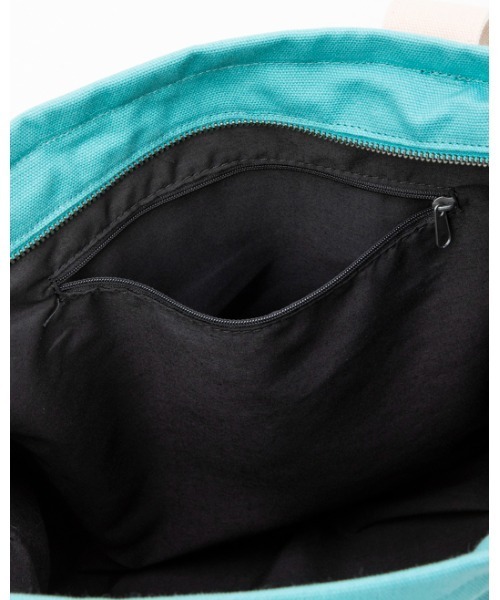 RVCA(ルーカ)の「RVCA レディース CARRY ALL TOTE バッグ【2022年春夏モデル】/ルーカトートバッグ(トートバッグ・レディース・マルチ/ホワイト×ネイビー・FREE)」の19枚目の写真