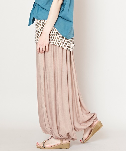 チャイハネ（チャイハネ）の「【チャイハネ】ミケラドレープパンツ（その他パンツ・レディース・パープル/ライトグレー/ブラック/グリーン/ベージュ/オレンジ/ブルー・FREE）」の22枚目の写真