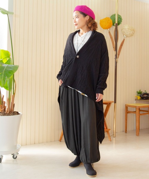 チャイハネ（チャイハネ）の「【チャイハネ】ミケラドレープパンツ（その他パンツ・レディース・パープル/ライトグレー/ブラック/グリーン/ベージュ/オレンジ/ブルー・FREE）」の16枚目の写真