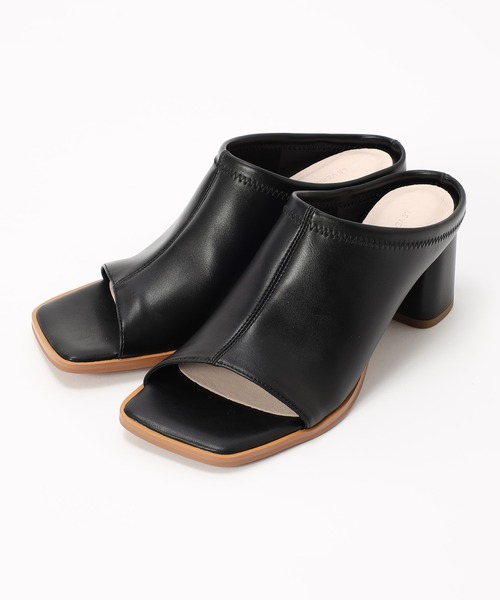 un dix cors（アンディコール）の「洗練された足元　ストレッチミュール（サンダル・レディース・ブラック/ベージュ・23/24/24.5）」の14枚目の写真