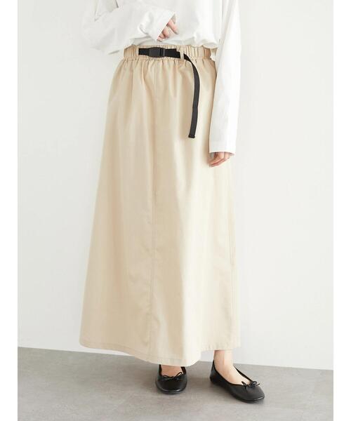 Green　Parks（グリーンパークス）の「キャンパースカート＊（スカート・レディース・ピンク/カーキ系1/ベージュ・FREE）」の5枚目の写真