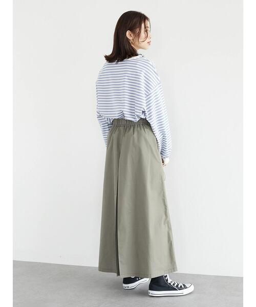 Green　Parks（グリーンパークス）の「キャンパースカート＊（スカート・レディース・ピンク/カーキ系1/ベージュ・FREE）」の10枚目の写真