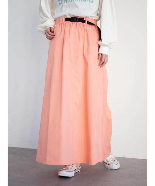 Green　Parks（グリーンパークス）の「キャンパースカート＊（スカート・レディース・ピンク/カーキ系1/ベージュ・FREE）」の15枚目の写真