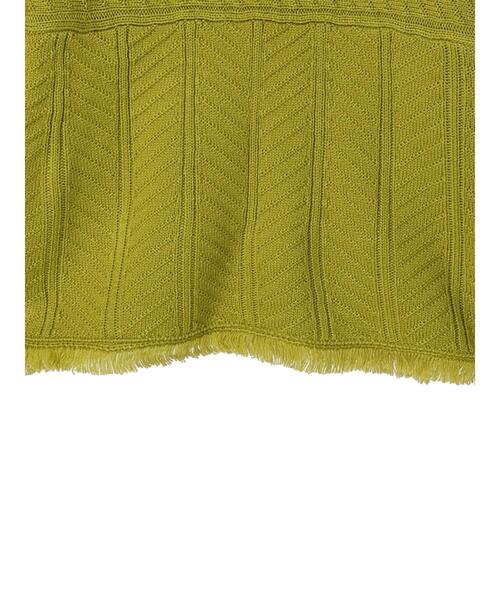 Furryrate（ファーリーレート）の「・furry rate ヘリンボーンドルマンニット＊（ニット/セーター・レディース・グリーン/アイボリー/オレンジ・FREE）」の22枚目の写真