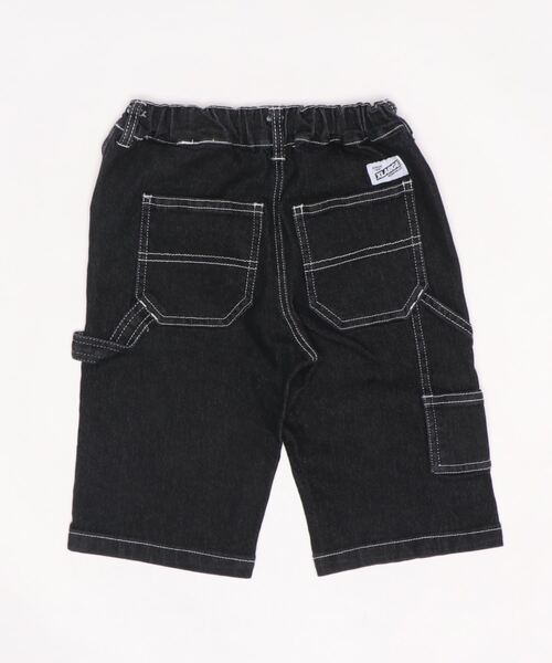 XLARGE KIDS(エクストララージキッズ)の「デニムワーク7分丈パンツ(デニムパンツ・キッズ・ブラック/ネイビー/ライトグレー・100cm/90cm/120cm/130cm/140cm/110cm)」の4枚目の写真