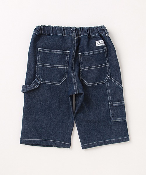 XLARGE KIDS(エクストララージキッズ)の「デニムワーク7分丈パンツ(デニムパンツ・キッズ・ブラック/ネイビー/ライトグレー・100cm/90cm/120cm/130cm/140cm/110cm)」の5枚目の写真