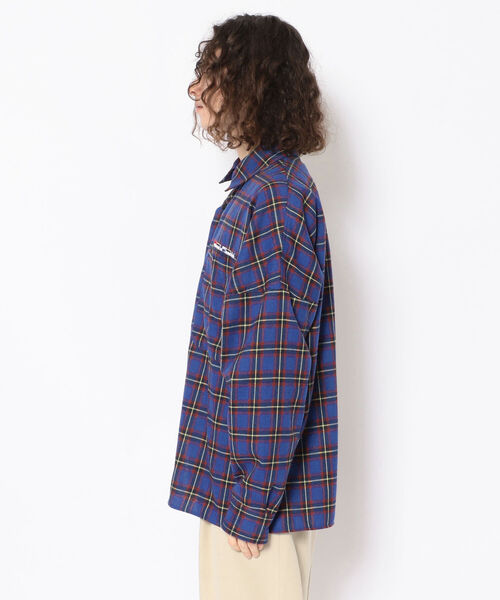 LUSOR（ルーソル）の「LUSOR（ルーソル）スナップボタンチャックシャツ（シャツ/ブラウス・メンズ・グリーン/ブルー・FREE）」の4枚目の写真