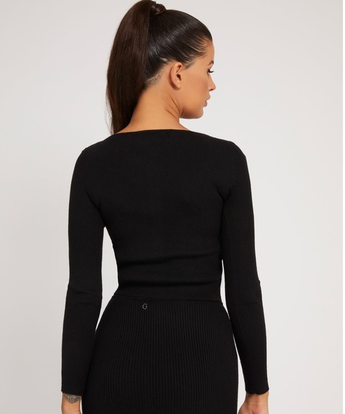Guess(ゲス)の「Eco Sheryl Sweater(ニット/セーター・レディース・ブラック/ベージュ/ホワイト・SMALL/MEDIUM/X-SMALL)」の4枚目の写真
