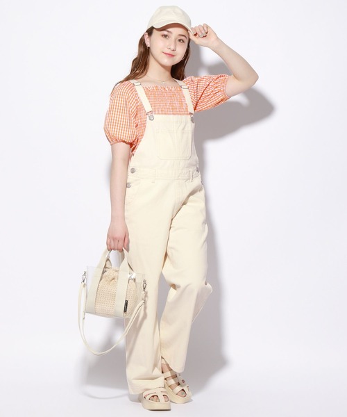 repipi armario（レピピ アルマリオ）の「ギンガムチェックシャーリングブラウス（シャツ/ブラウス・キッズ・ブラック/ベージュ/グリーン/オレンジ系その他・MEDIUM/LARGE）」の21枚目の写真