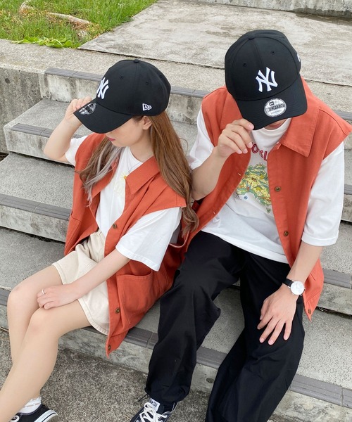 PairPair（ペアペア）の「アソートオーバージレ(ユニセックス)（ベスト・レディース・アイボリー/ダークインディゴブルー/モカ/オレンジ系その他・FREE）」の4枚目の写真