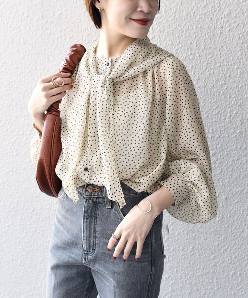 SHIPS（シップス）の「〈手洗い可能〉 ドット / ソリッド 2WAY