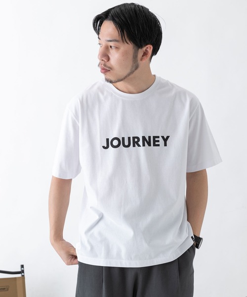 EKAL（エカル）の「EKAL　JOURNEY PRINT T-SHIRTS（Tシャツ/カットソー・メンズ・ホワイト/グレー・MEDIUM/LARGE）」の11枚目の写真