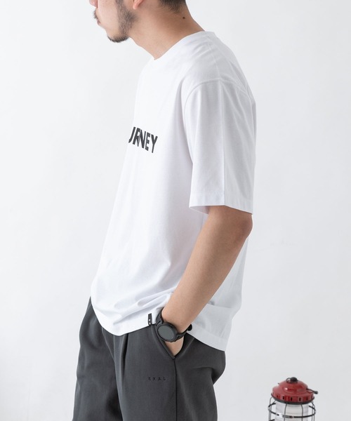 EKAL（エカル）の「EKAL　JOURNEY PRINT T-SHIRTS（Tシャツ/カットソー・メンズ・ホワイト/グレー・MEDIUM/LARGE）」の12枚目の写真