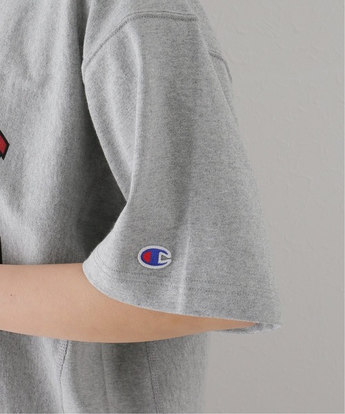 Champion(チャンピオン)の「【Champion/チャンピオン】reverse weave s/sTシャツ(Tシャツ/カットソー・レディース・ブラック/グレー・FREE)」の13枚目の写真