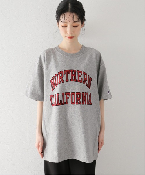 Champion(チャンピオン)の「【Champion/チャンピオン】reverse weave s/sTシャツ(Tシャツ/カットソー・レディース・ブラック/グレー・FREE)」の21枚目の写真