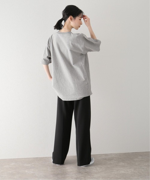 Champion(チャンピオン)の「【Champion/チャンピオン】reverse weave s/sTシャツ(Tシャツ/カットソー・レディース・ブラック/グレー・FREE)」の6枚目の写真