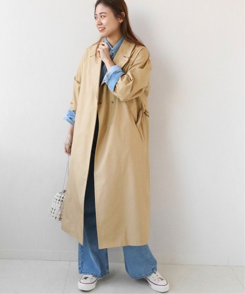 JOURNAL STANDARD relume(ジャーナルスタンダード レリューム)の「《追加》オーガニックコットン混イージーコート(その他アウター・レディース・ベージュ/オリーブ/アイボリー・38/36)」の17枚目の写真