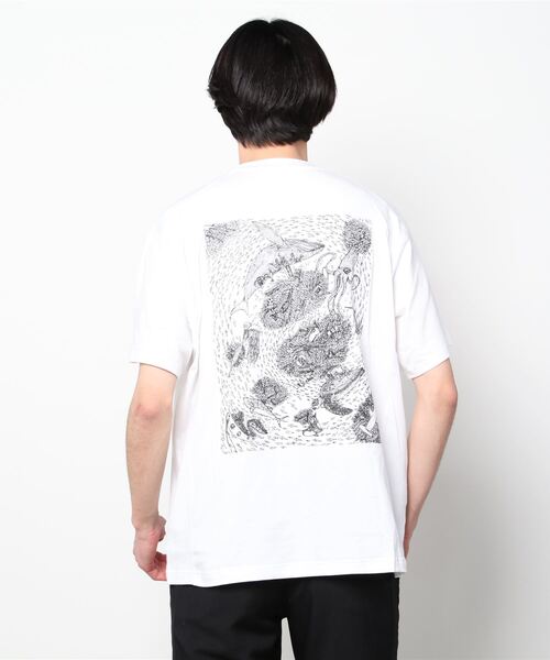 KEEN(キーン)の「HARVEST TECH TEE OCEAN / ハーベスト テックティー オーシャン(Tシャツ/カットソー・メンズ・ホワイト・M/L/XL/S)」の3枚目の写真