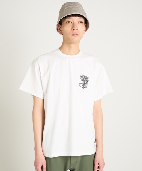 KEEN(キーン)の「HARVEST TECH TEE OCEAN / ハーベスト テックティー オーシャン(Tシャツ/カットソー・メンズ・ホワイト・M/L/XL/S)」の1枚目の写真