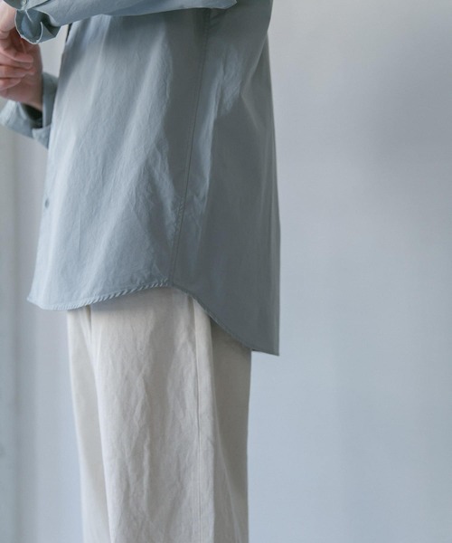 URBAN RESEARCH DOORS（アーバンリサーチドアーズ）の「フェードカラーボックスレギュラーシャツ（シャツ/ブラウス・メンズ・カーキ/ブラック/ホワイト/ブラウン/ブルー・42/38/40）」の8枚目の写真