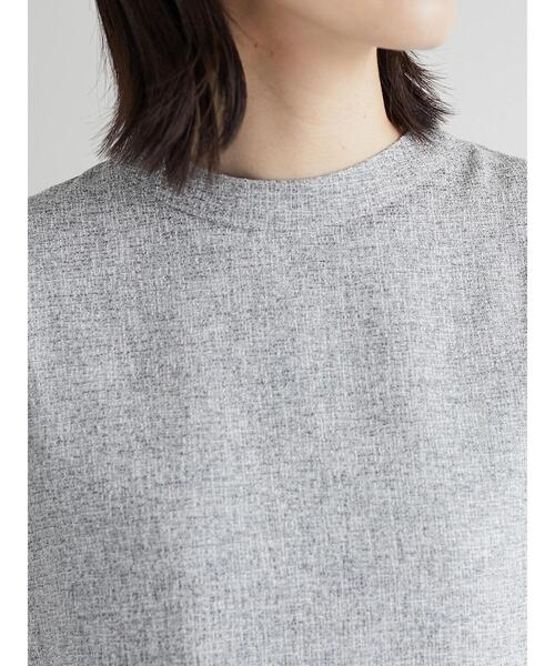 ELENCARE DUE（エレンカーレデュエ）の「・ELENCARE DUE ツイードキリカエチュニック（Tシャツ/カットソー・レディース・ベージュ/ネイビー/グレー・FREE）」の12枚目の写真
