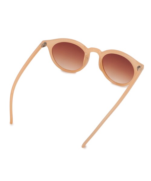 DRESKIP（ドレスキップ）の「◆【UVカット】テンプルプラボストンサングラス（サングラス・レディース・ブラック/ベージュ/ブラウン系4・00）」の5枚目の写真