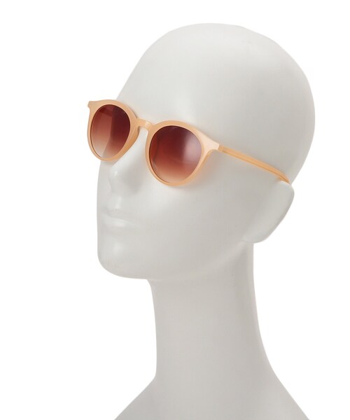 DRESKIP（ドレスキップ）の「◆【UVカット】テンプルプラボストンサングラス（サングラス・レディース・ブラック/ベージュ/ブラウン系4・00）」の8枚目の写真