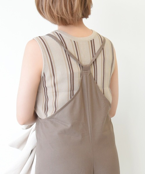 sango（sango）の「サロペット（サロペット/オーバーオール・レディース・ブラウン/キナリ・FREE）」の9枚目の写真