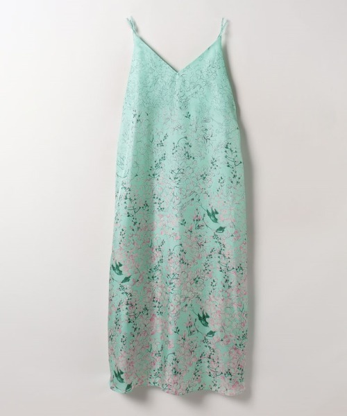 【LOULOU WILLOUGHBY】シルクフラワーキャミドレス