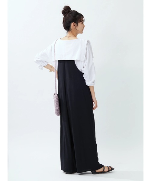 CRAFT STANDARD BOUTIQUE(クラフトスタンダードブティック)の「サロペット *◆(サロペット/オーバーオール・レディース・ブラック/ブラウン/ドット・FREE)」の16枚目の写真