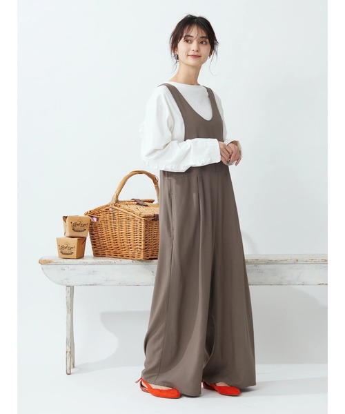 CRAFT STANDARD BOUTIQUE(クラフトスタンダードブティック)の「サロペット *◆(サロペット/オーバーオール・レディース・ブラック/ブラウン/ドット・FREE)」の11枚目の写真