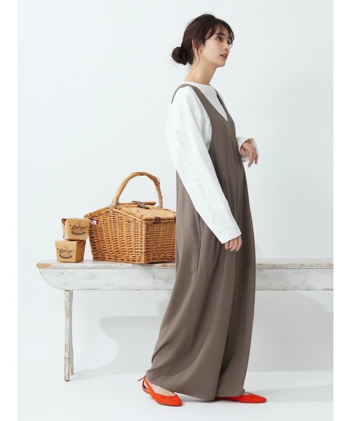 CRAFT STANDARD BOUTIQUE(クラフトスタンダードブティック)の「サロペット *◆(サロペット/オーバーオール・レディース・ブラック/ブラウン/ドット・FREE)」の21枚目の写真