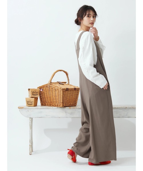 CRAFT STANDARD BOUTIQUE(クラフトスタンダードブティック)の「サロペット *◆(サロペット/オーバーオール・レディース・ブラック/ブラウン/ドット・FREE)」の9枚目の写真