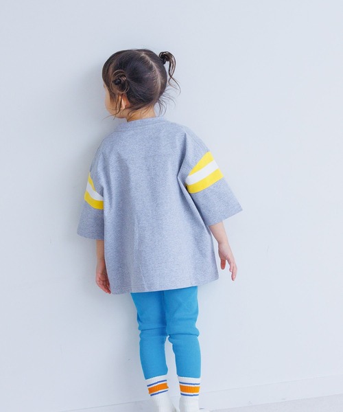 LOWRYS FARM(ローリーズファーム)の「FOODフットボールTシャツ 272898(Tシャツ/カットソー・キッズ・アイボリー/オフホワイト/グレー・110cm/120cm/130cm/140cm/150cm)」の13枚目の写真