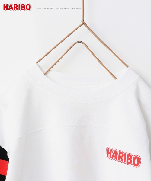 LOWRYS FARM(ローリーズファーム)の「FOODフットボールTシャツ 272898(Tシャツ/カットソー・キッズ・アイボリー/オフホワイト/グレー・110cm/120cm/130cm/140cm/150cm)」の14枚目の写真