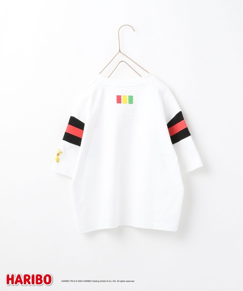 LOWRYS FARM(ローリーズファーム)の「FOODフットボールTシャツ 272898(Tシャツ/カットソー・キッズ・アイボリー/オフホワイト/グレー・110cm/120cm/130cm/140cm/150cm)」の20枚目の写真