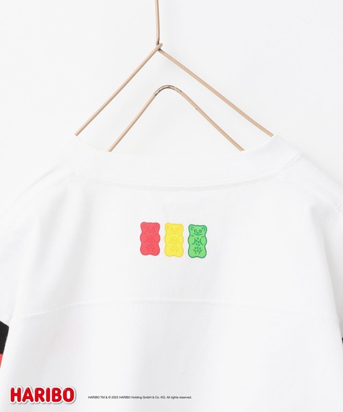 LOWRYS FARM(ローリーズファーム)の「FOODフットボールTシャツ 272898(Tシャツ/カットソー・キッズ・アイボリー/オフホワイト/グレー・110cm/120cm/130cm/140cm/150cm)」の21枚目の写真