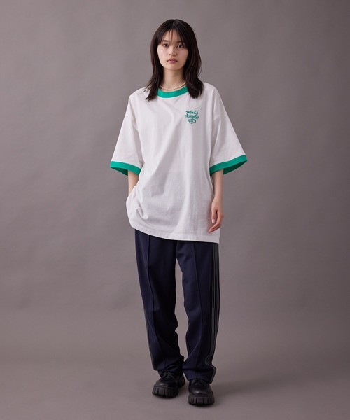 セール】【 re_k by JUNRED 】リンガーグラフィックTシャツ（Tシャツ