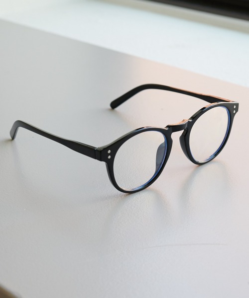 DISCOAT（ディスコート）の「防曇BLcutボストン眼鏡（メガネ・レディース・ブラック/ブラウン・FREE）」の3枚目の写真