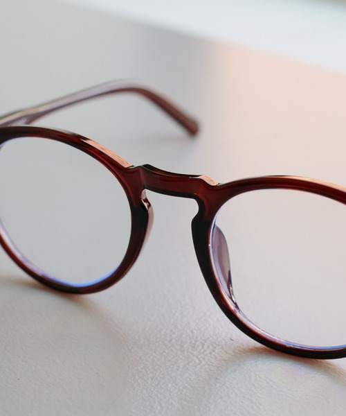 DISCOAT（ディスコート）の「防曇BLcutボストン眼鏡（メガネ・レディース・ブラック/ブラウン・FREE）」の5枚目の写真