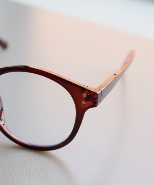 DISCOAT（ディスコート）の「防曇BLcutボストン眼鏡（メガネ・レディース・ブラック/ブラウン・FREE）」の6枚目の写真