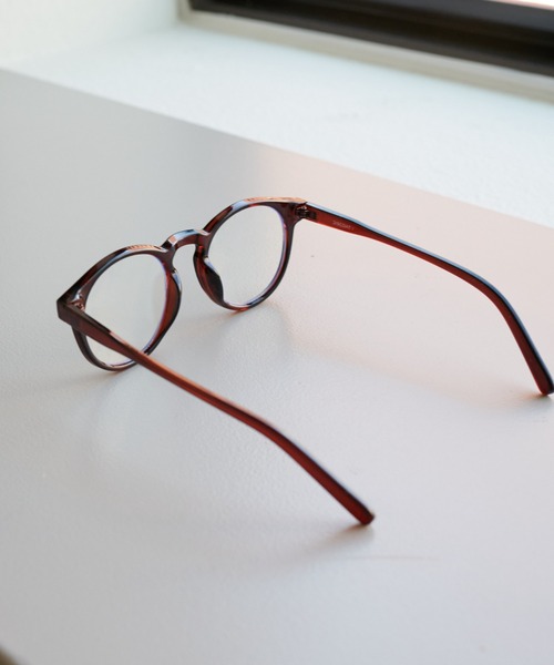 DISCOAT（ディスコート）の「防曇BLcutボストン眼鏡（メガネ・レディース・ブラック/ブラウン・FREE）」の8枚目の写真